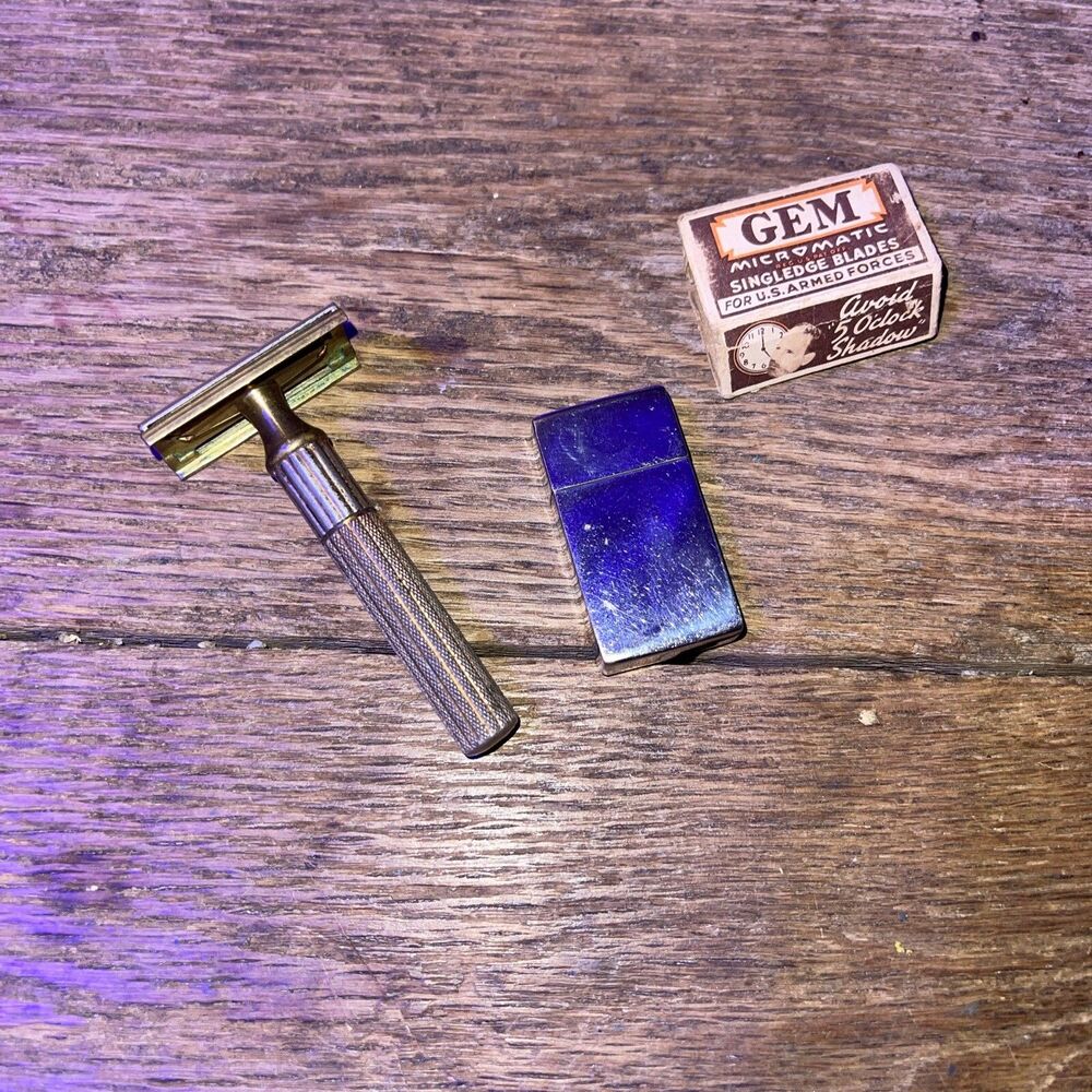 VINTAGE GILLETTE Tech & Razor Case - Picture 2 of 8